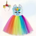 thumbnail image 2 of Gubotare Dresses for Girls Baby Girl Butterfly Dress Tutu Ruffle Sleeveless Dresses Photograph Party Outfits Birthday Gift Size 6-7 (Light Blue,6-7 Years), 2 of 4