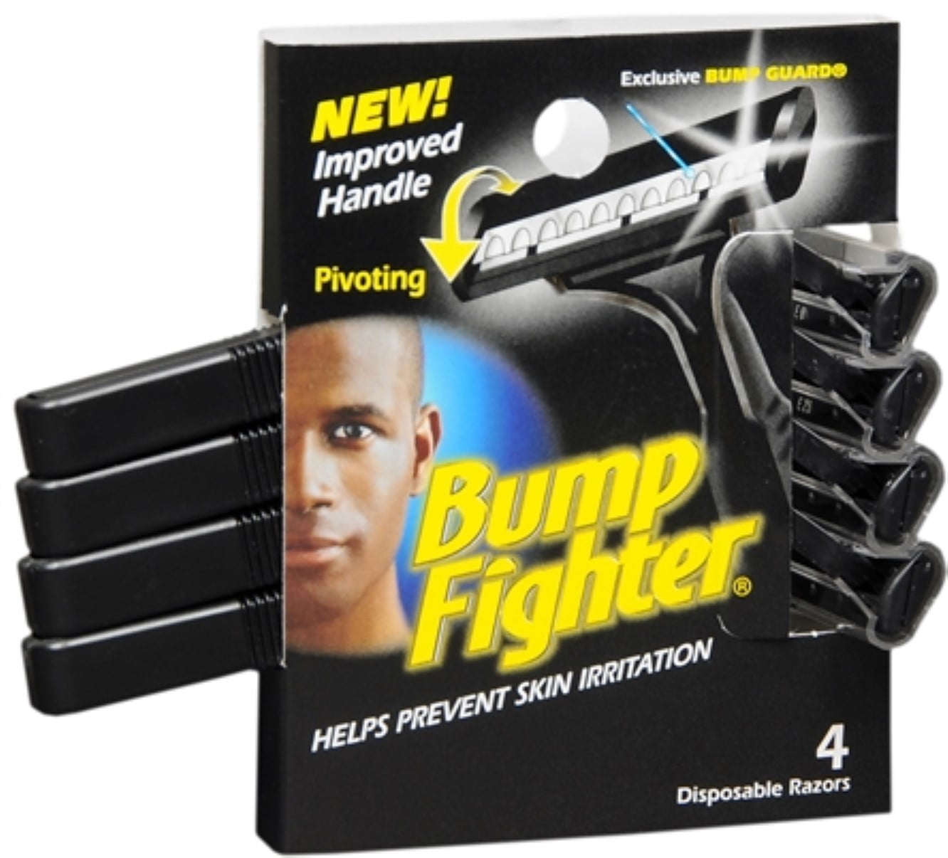 Bump Fighter Disposable Razors 4 Each (Pack of 6)