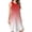 A468-318, variant on Aesthetic Raspberry Red And White Ripple Casual Sleeveless Loose Sundress Dress For Women Summer Dress Daily Woman