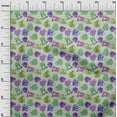 thumbnail image 3 of oneOone Rayon Green Fabric Travel Dress Material Fabric Print Fabric By The Yard 56 Inch Wide, 3 of 4