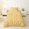 thumbnail image 2 of Castle Fairy Teens Minimalist Giraffe Pattern Twin Duvet Cover,Animal Print Twin Bedding,Orange White,Grey Reversible,2pcs,No Comforter,1 Duvet Cover and 1 Pillowcase, 2 of 6