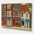 thumbnail image 3 of Designart ' Vintage Red Facade of Shop In Paris I ' French Country Canvas Wall Art Print, 3 of 4
