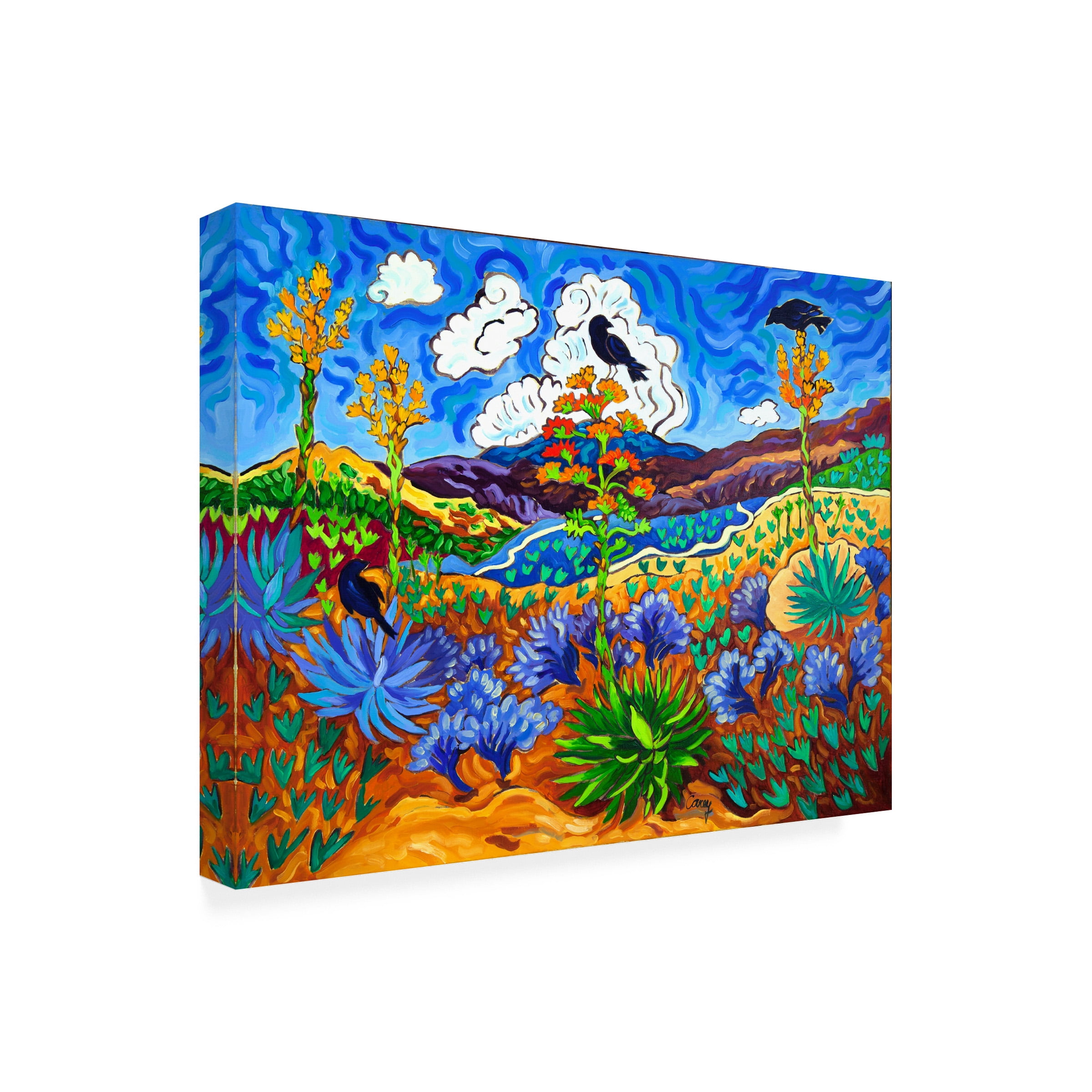 Cathy Carey 'Canyon Consultation' Canvas Art