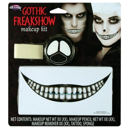 Gothic Freakshow Makeup Kit Adult Costume Accessory