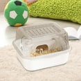 thumbnail image 6 of balikha Hamster Cage Hamster Habitat, Guinea Pig Cage, Breathable, Multifunction of Small Pet Cage Hamster House for Mice Small Animals White, 6 of 9