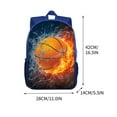 thumbnail image 3 of Vwrxbz Student Backpack Large Capacity School Bag 42x28x14cm Laptop Compartment Travel Outdoor Rucksack, 3 of 8