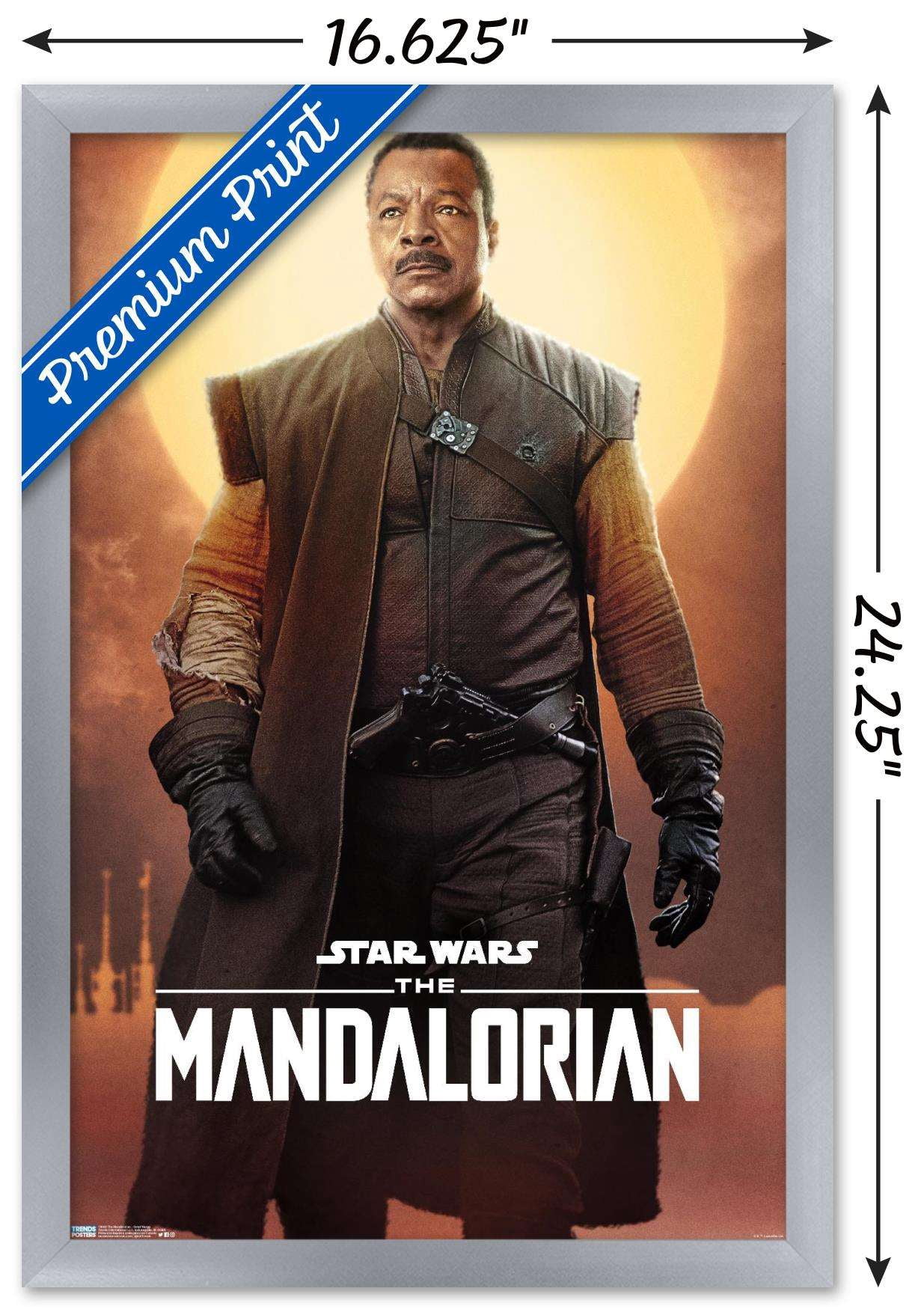 Star Wars: The Mandalorian - Greef Marda Wall Poster, 14.725" x 22.375", Framed