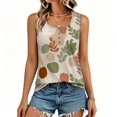 thumbnail image 2 of IMENGL Tank Tops for Women Sleeveless Dresses Long Sleeve Dresses V Neck Printed Long Dress Soft Casual Women's Slim-Fit Camisole,M-XXL, 2 of 7