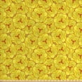 thumbnail image 1 of Floral Upholstery Fabric by the Yard, Abstract Graphic Cluster of Overlapped Petals Image Spring Theme Flowers in Blossom, Decorative Fabric for DIY and Home Accents, Multicolor by Ambesonne, 1 of 4