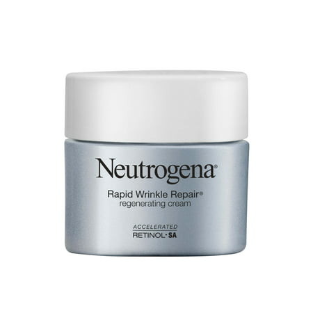 Neutrogena Rapid Wrinkle Repair Face & Neck Cream with Retinol, Anti-Aging, 1.7 (Best Day Face Cream For Oily Skin In India)