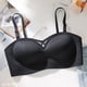 thumbnail image 5 of Brasier Tela de Mantequilla Strapless Underwear Women'S Small Gathered Non Marking Non Underwire Bandeau Wrap Bra 2025 Grande, 5 of 5