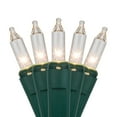 thumbnail image 2 of Set of 50 Clear Christmas Mini Lights 6" Spacing Green Wire 25.5 ft, End to End Connectible Indoor Outdoor Tree Lights Home Seasonal Holiday Decorations, 2 of 2