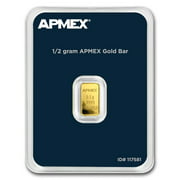 1/2 gram Gold Bar - APMEX (In TEP Package)