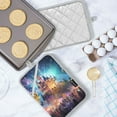 thumbnail image 5 of Magic Castle Pot Holders Set of 2 Heat Resistant Kitchen Oven Gloves Potholder Cooking Baking Microwave Mitts, 5 of 7