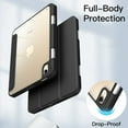 thumbnail image 4 of JETech Case for iPad mini (A17 Pro, 2024 Model, 7th Generation) / mini 6 (2021 Model, 6th Generation) with Pencil Holder, Clear Back Shell Stand Shockproof Tablet Cover, Auto Wake/Sleep (Black), 4 of 7