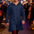 thumbnail image 6 of Qiyinn Men's Long Sleeve Button Down Shirt | Casual Fashion Collared Shirt for Daily Wear, Party, Costume, 6 of 7