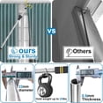 thumbnail image 4 of Greeily Drapery Pull Rod, Curtain Pull Rod for Curtains Drapes Telescopic Adjustable 36" to 63" Universal Made of Stainless Steel Material and Comfortable Sponge Handle, 4 of 8