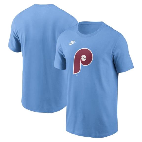 Men's Nike Light Blue Philadelphia Phillies Cooperstown Collection T-Shirt