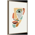 thumbnail image 2 of Amanti Art Color Abstract Faces #2 Framed Canvas Wall Art Print, 2 of 9