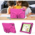 thumbnail image 2 of KOMI Kids Case for iPad Mini 1st/2nd/3rd/4th/5th Generation 7.9-inch - Screen Protector Included - Butterfly Kickstand - Child Friendly EVA Foam Shockproof Cover Case with Shoulder Strap Rose Pink, 2 of 5
