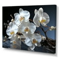 thumbnail image 2 of Designart "Serene Petals Of White And Yellow Orchids" Orchids Wall Decor, 2 of 7