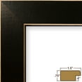 thumbnail image 2 of Craig Frames Shaker 276, 4x6 inch Picture Frame, Black Solid Wood, 2 of 4