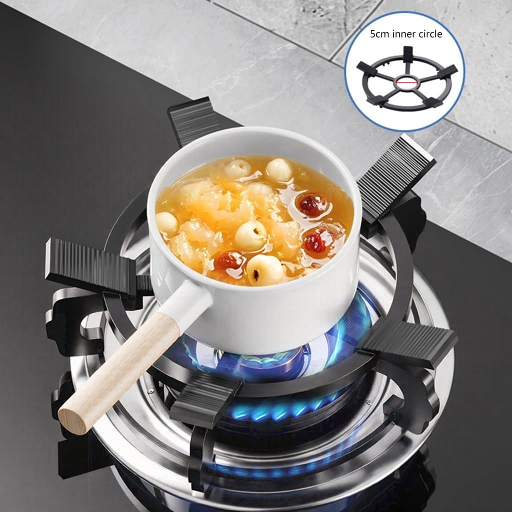 Nonslip Cast Iron Burners Rings For Stove Heavy Duty Stabilizer Hot Pots and Pan Stand Wok Rings Rack
