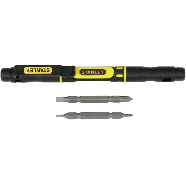 Desarmador Destornillador Bolsillo Pluma Clip 4 En 1 Stanley 66-344