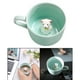 thumbnail image 5 of Taza de café 3D con diseño de animales de dibujos animados en el interior, de cerámica, pintada a mano, para leche y té. Perrito, 5 of 9