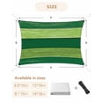 thumbnail image 6 of Sun Shade Sail 8x10Ft Retro Farmhouse Barn Forest Green Wood Grain Uv Block Sunshade Canopy Outdoor Shade Cover Rectangle Shade Cloth For Patio Garden Yard Deck Pergola, 6 of 6