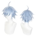 thumbnail image 1 of Peluca para cosplay Genshins Impacts Chongyun, pelo sintético, 30 cm, 1 of 1