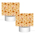 thumbnail image 2 of Fotbe Various Bread Pattern Acrylic Night Light Gift with 3 Color ModesTouch-Sensitive LED Lamp Perfect Gift for Mother's Day, Birthday, or Christmas, 2 of 9