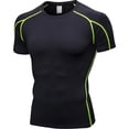 thumbnail image 4 of AURIGATE Men's Tight-Fitting Fitness Sports Running Training Short-Sleeved T-Shirt, 4 of 4