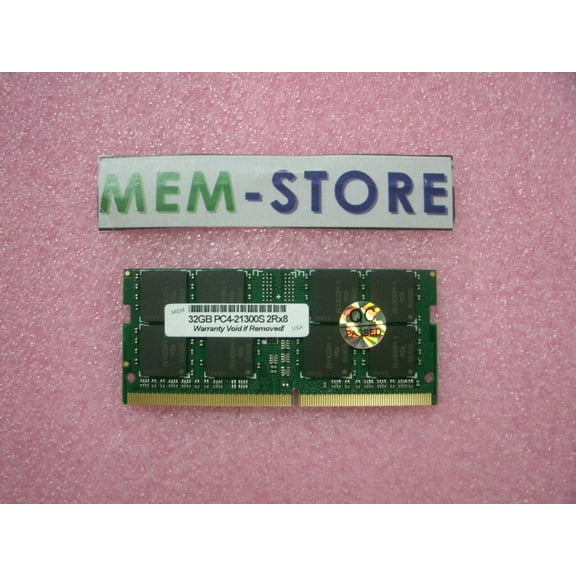 32GB RAM Memory DDR4 2666MHz SODIMM ThinkPad P1 20MD, 20ME; P52 20M9, P72 20MB, 20MC (3rd Party)