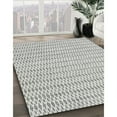 thumbnail image 2 of Ahgly Company Indoor Round Contemporary Gunmetal Gray Abstract Area Rugs, 4' Round, 2 of 6