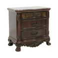 thumbnail image 5 of Homelegance Night Stand with Drawers in Cherry Finish, 5 of 5