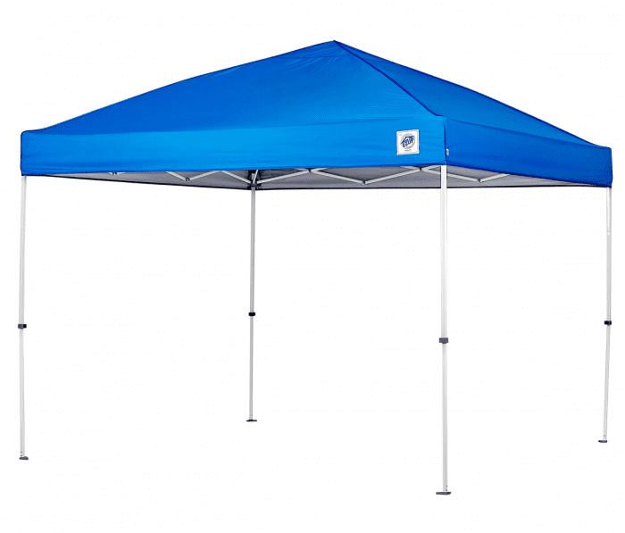 NEW E-Z Up® Envoy™ Instant Shelter Outdoor Canopy, 10 by 10', Royal Blue, Assembly Width 120" W