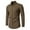 Army Green, variant on Men's Solid Color Classic Dress Shirts - Long Sleeve Stretch Wrinkle-Free Formal Business Casual Button Down Shirts