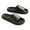 Black, variant on Anuirheih Pillow Slippers for Women and Men, Shower Sandals Comfy No-Slip Soft Thick Sole Bathroom Bath Slippers(Green)