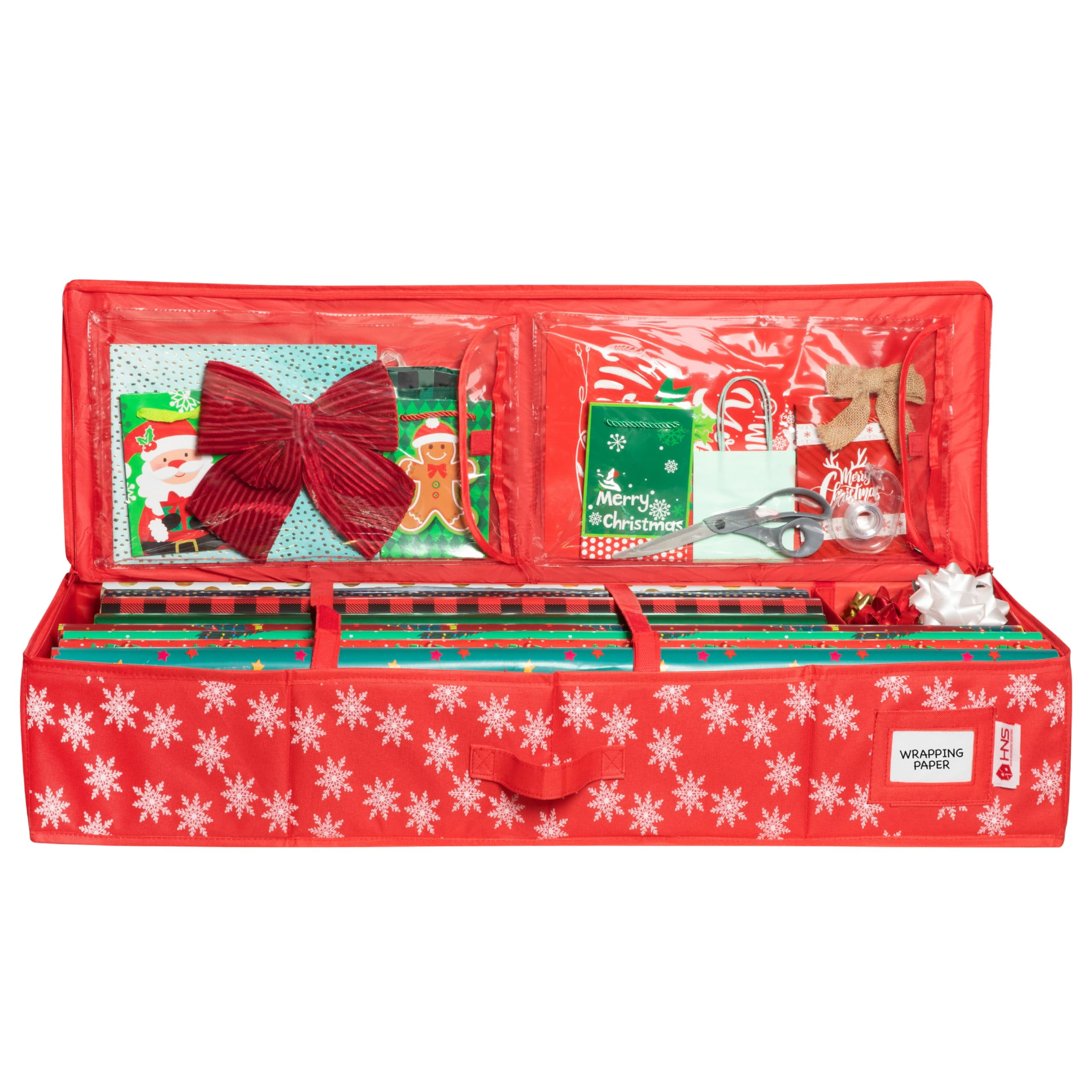 Wrapping Paper Storage Container Christmas Gift Wrapping - Temu