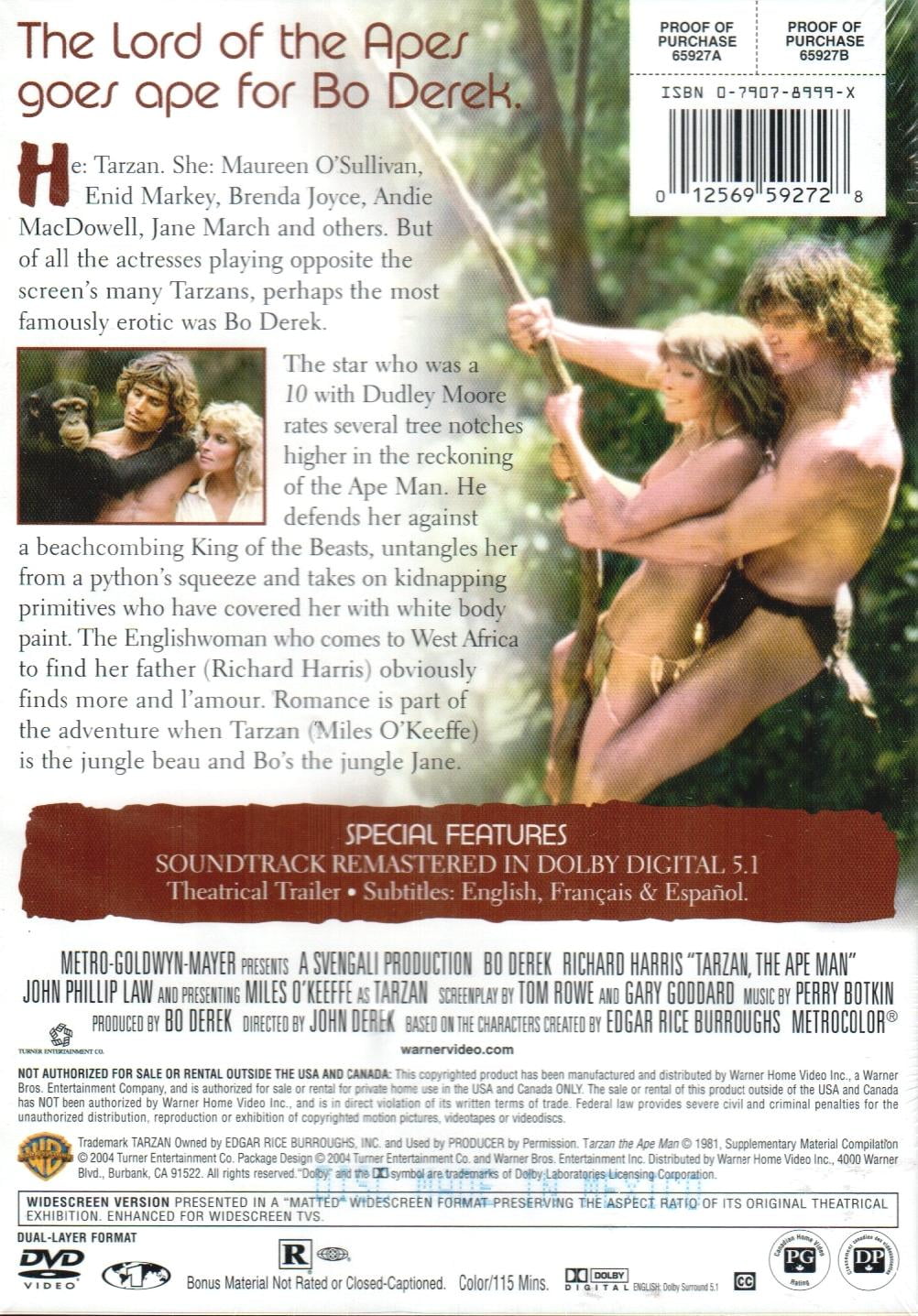 Tarzan The Ape Man Dvd Walmart Com Walmart Com