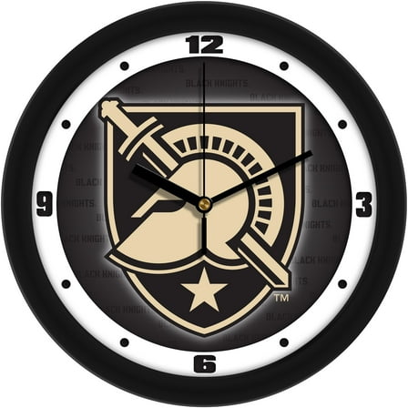Army Black Knights 11.5'' Suntime Premium Glass Face Dimension Wall Clock