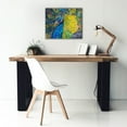 thumbnail image 5 of Epic Graffiti 'Poised Peacock 2' by St. Hilaire Elizabeth, Canvas Wall Art, 24"x20", 5 of 8