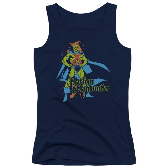 Dc - Martian Manhunter - Juniors Tank Top - Large