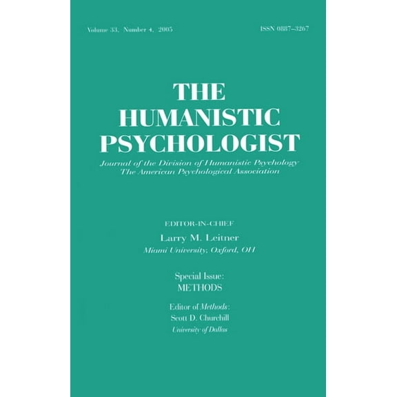 Methods Thp V33 #4, (Paperback)