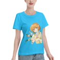thumbnail image 2 of Women's Basic Short Sleeve T-Shirt Cardinal Girl Sakura, 2 of 6