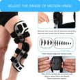 thumbnail image 7 of OA Unloader Knee Brace, Double Upright Unloader Knee Brace for ACL, PCL, Mild Osteoarthritis, Bone-on-Bone Pain and Meniscus Tear, Dual Unloading Support for Medial and Lateral, 7 of 7