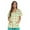 Green Diamonds, variant on Women's Scrub Tops (Multi Colored Owls, 3X)