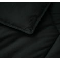 thumbnail image 6 of Chezmoi Collection Rory Black Comforter Set Full Size 3-Piece Fluffy Soft Lightweight Bedding Triangle Quilted Stone-Washed Microfiber Comforter Set for All Season, 6 of 9