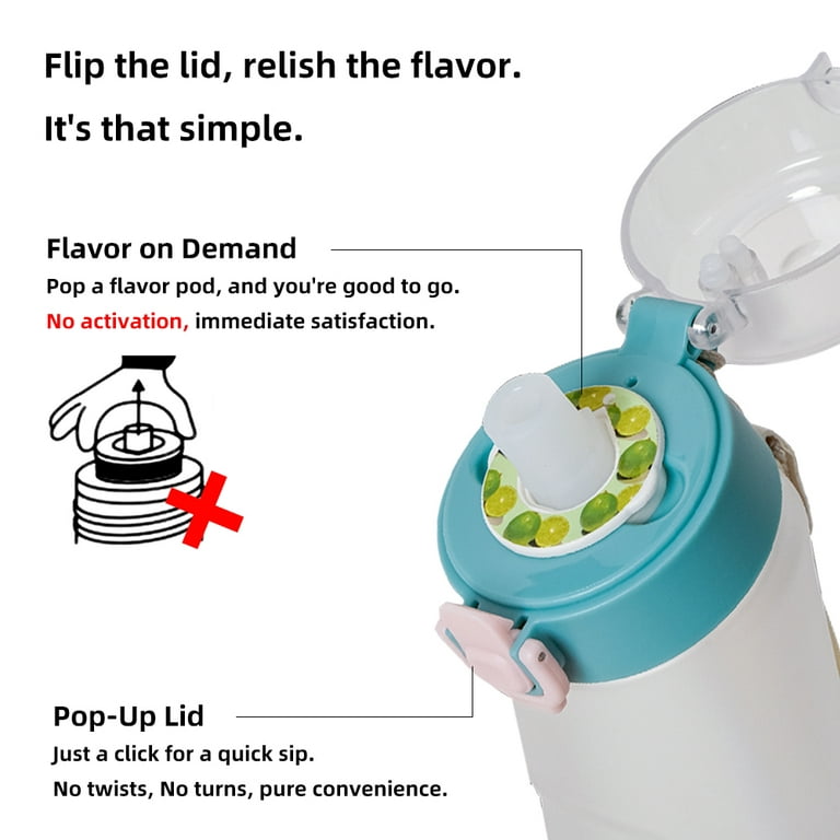 air up water bottle with flavor pods